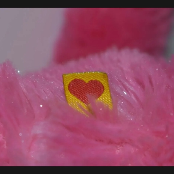 Build A Bear BAB Pink Glitter/Sparkle Fur Paint Splatter Paws Kitty Cat Plushie - Picture 11 of 12